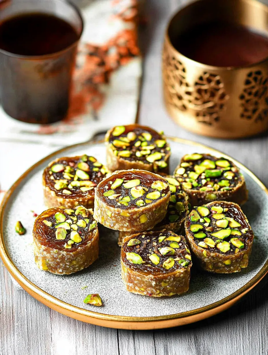 Easy Date & Pistachio Rolls Recipe