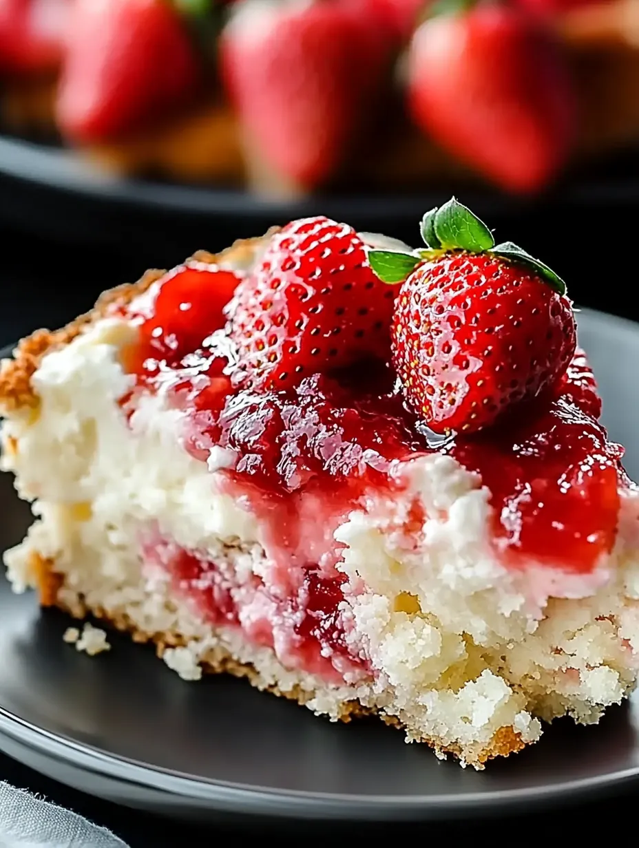 Strawberry Cheesecake Dump Cake Recipe
