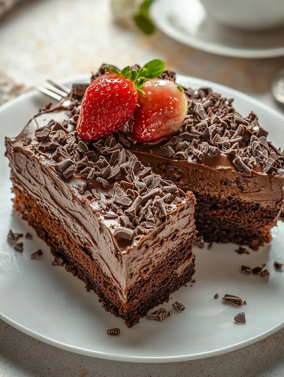 Easy Chocolate Mousse Cake Recipe