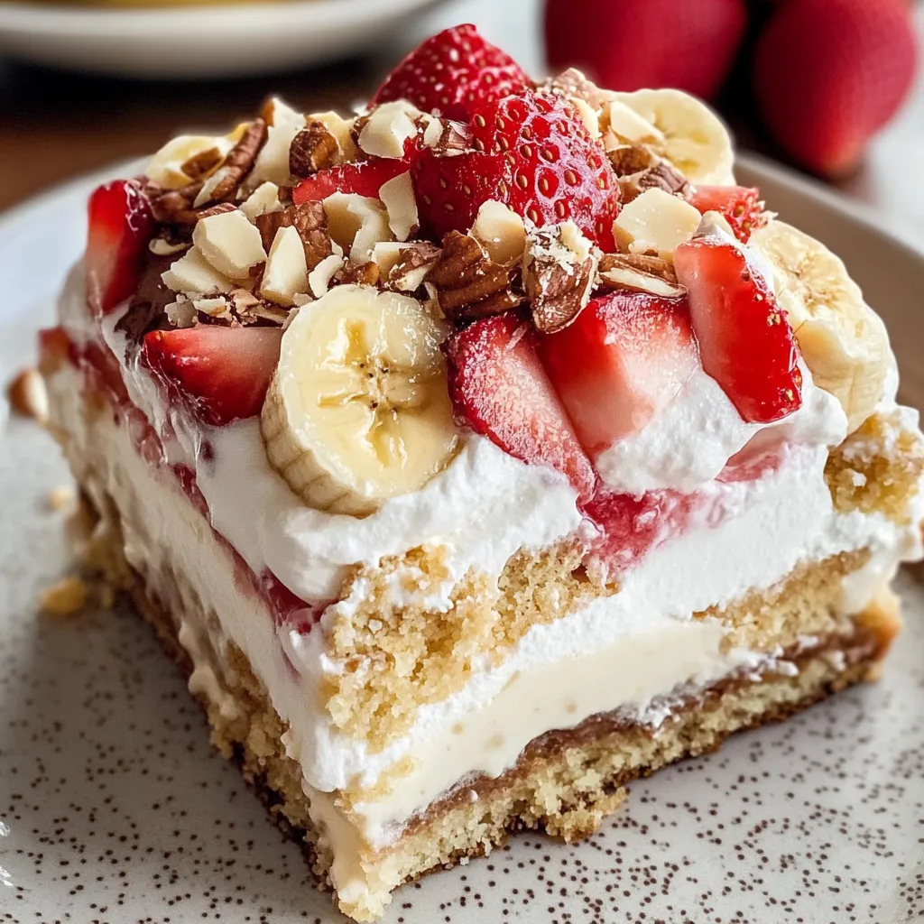Banana Split Dump Cake Picture