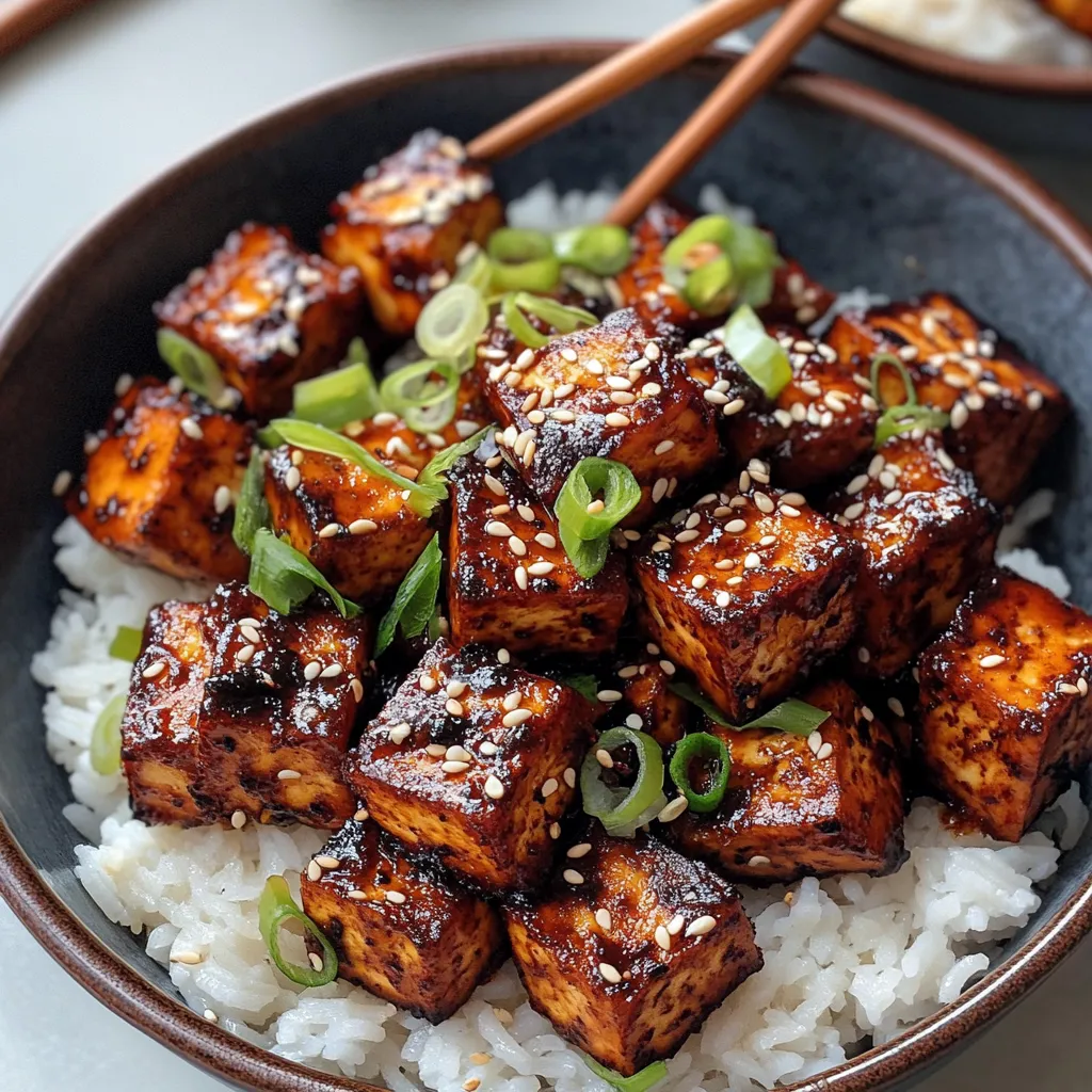 Crunchy and Zesty Korean Tofu