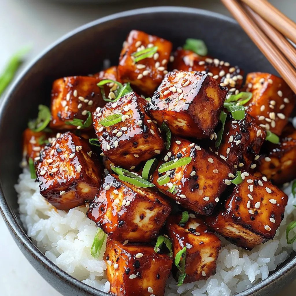Crispy Gochujang Tofu Dinner