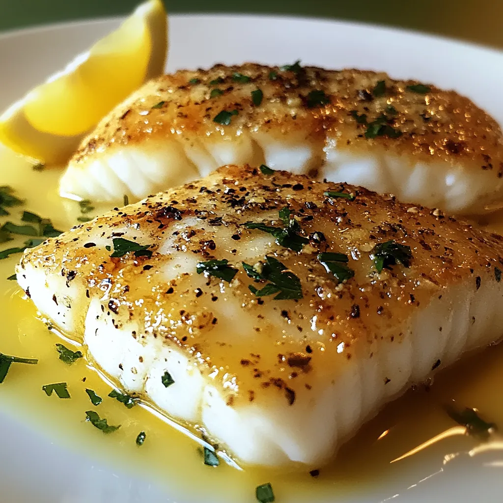 Delicious Lemon Butter Cod