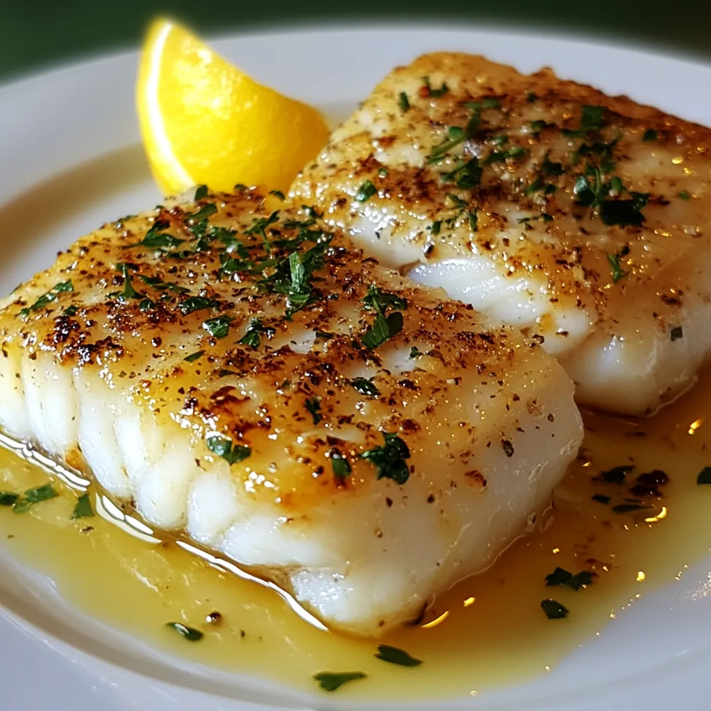 Easy Baked Lemon Butter Cod