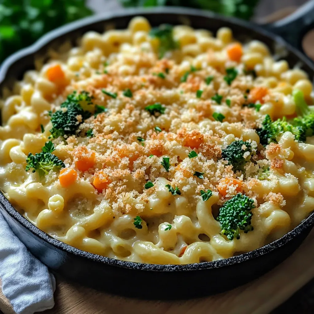 Creamy One Pot Veggie Mac