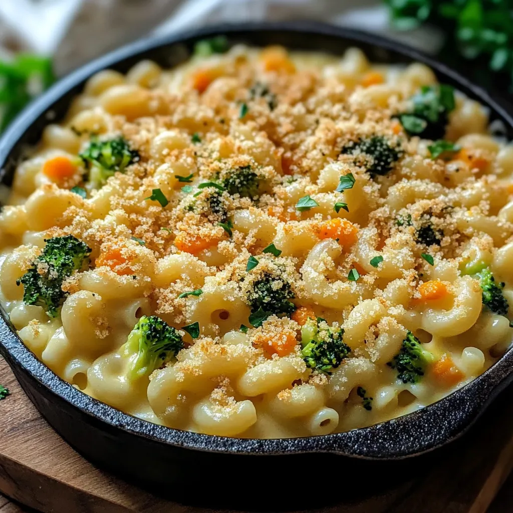 One Pot Veggie Mac and Cheese