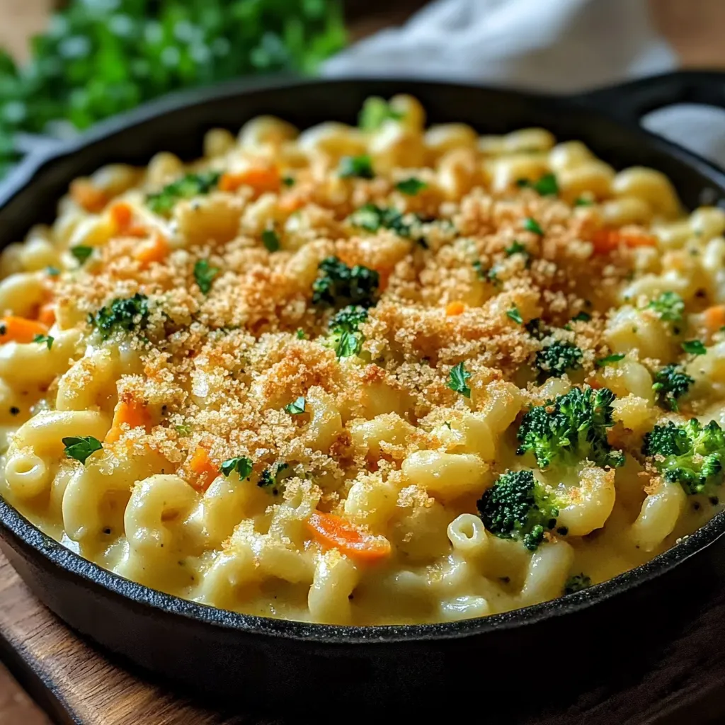 Easy One Pot Veggie Mac and Cheese