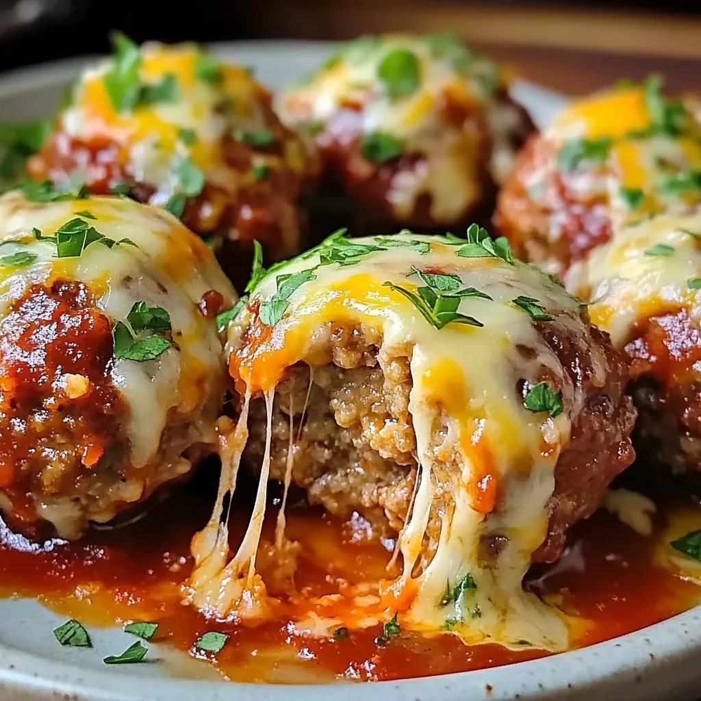 Cheesy Meatloaf Bites with Tangy Glaze