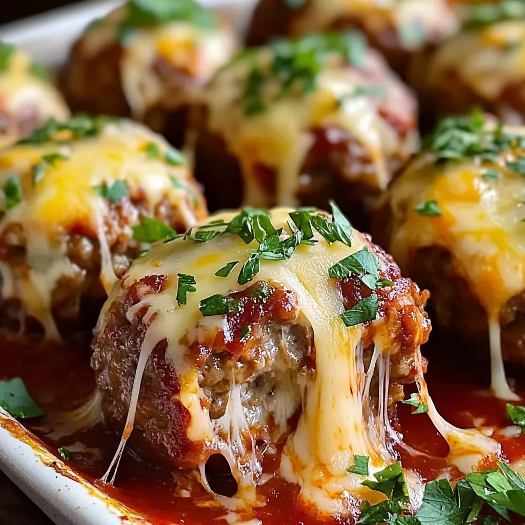 Easy Cheesy Stuffed Meatloaf Bites
