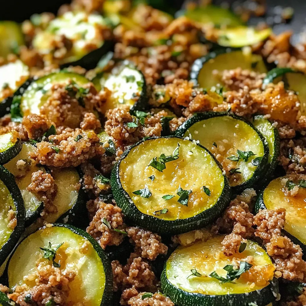 Ground Turkey and Zucchini Bowl