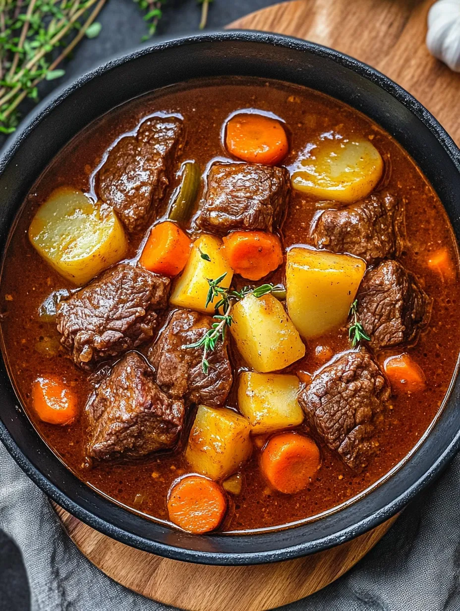 Easy Homemade Beef Stew Recipe