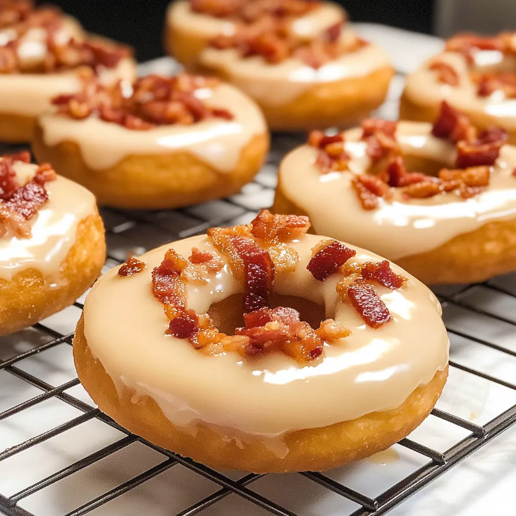 Bacon Maple Donuts