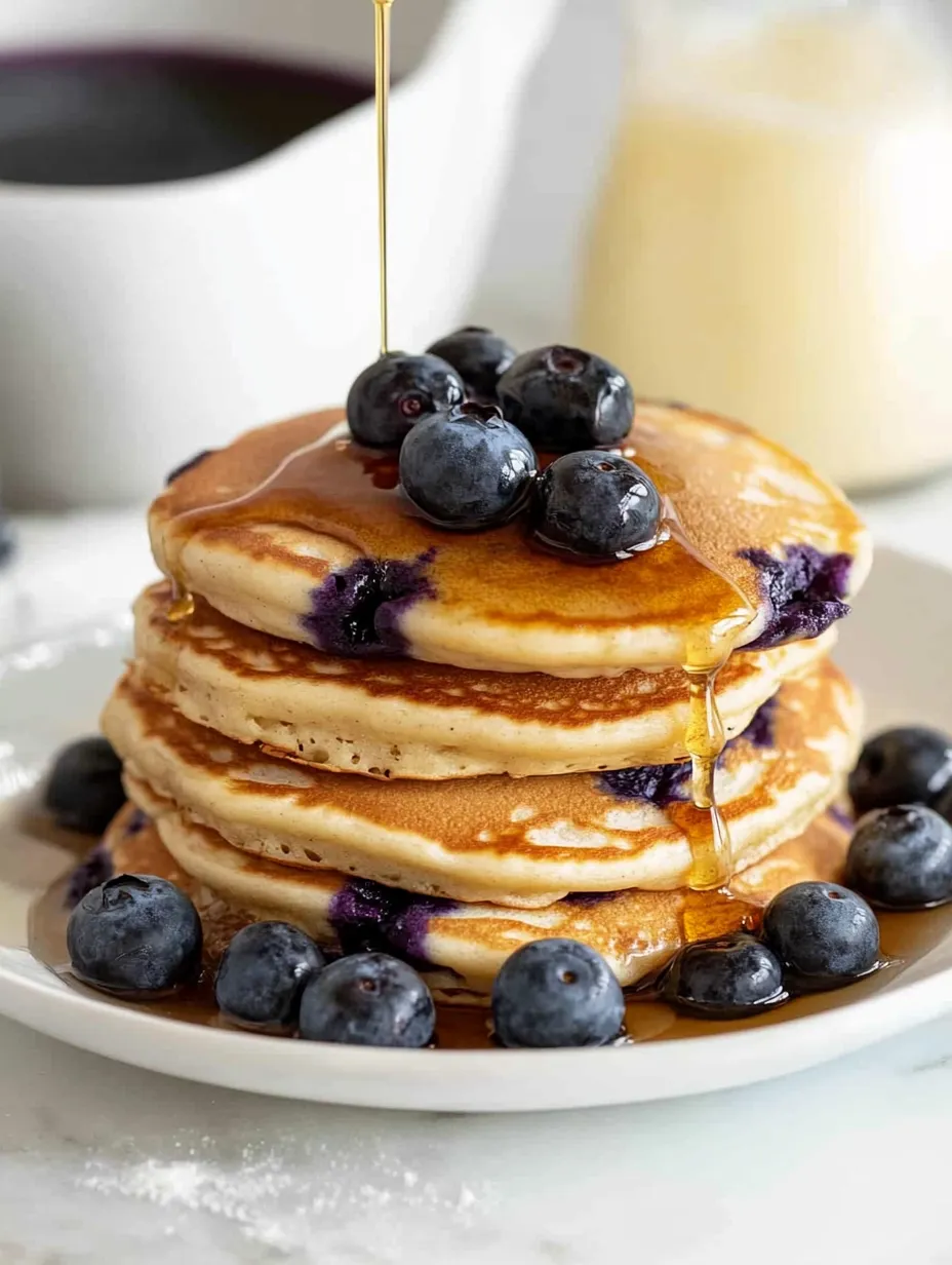 Easy Blueberry Pancake