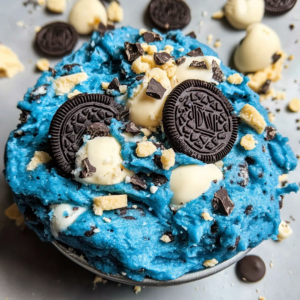 Fun Cookie Monster Dough