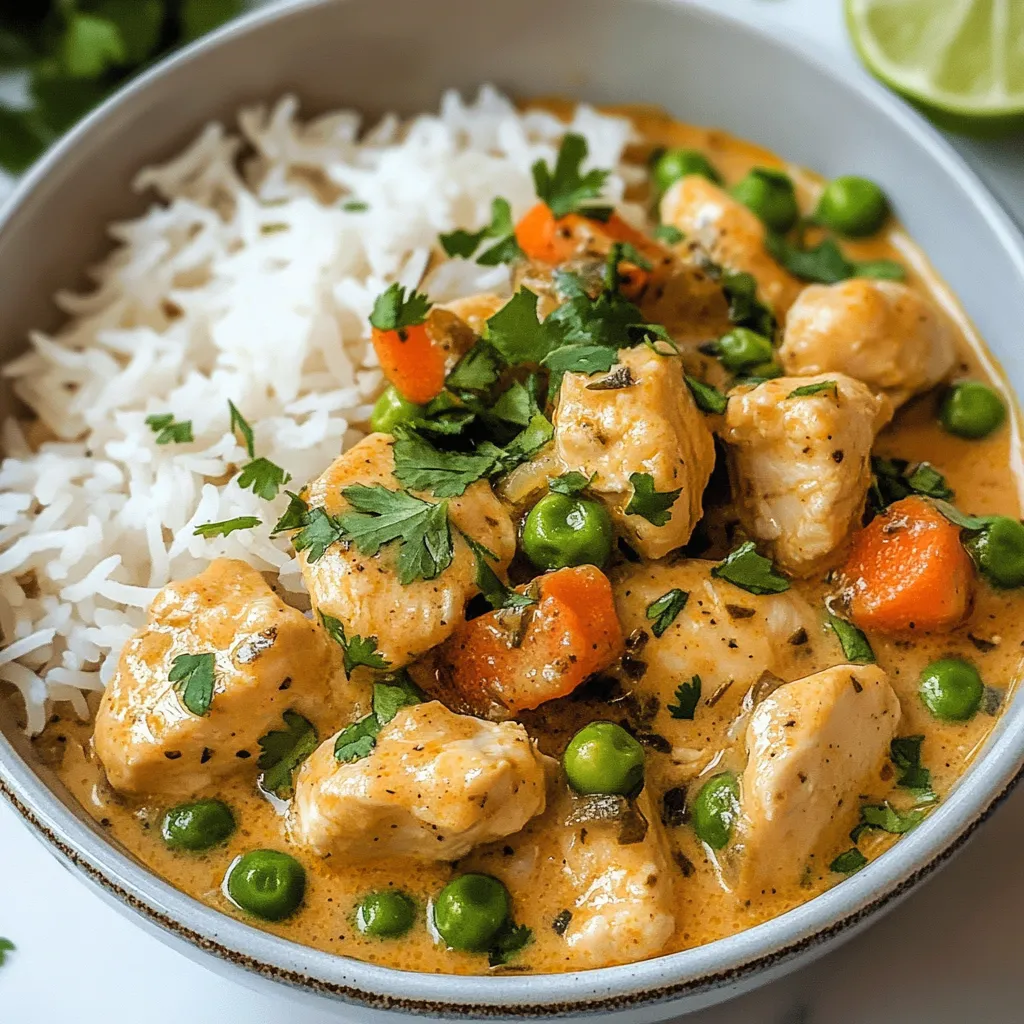 Quick Coconut Chicken Rice