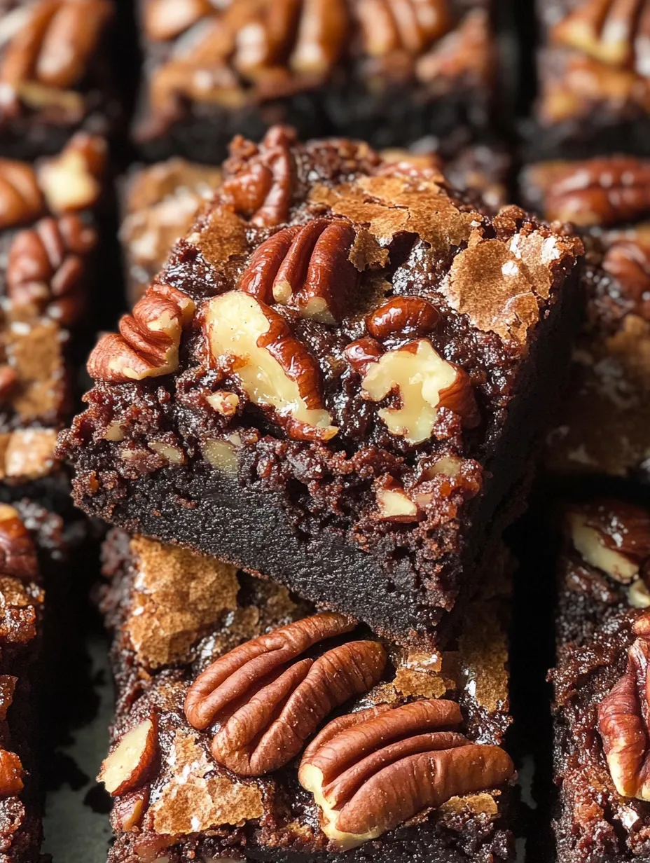Simple Pecan Pie Brownies