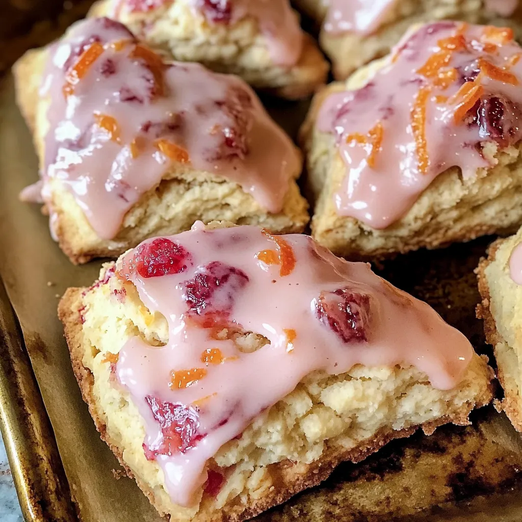 Freshly Baked Orange Scones