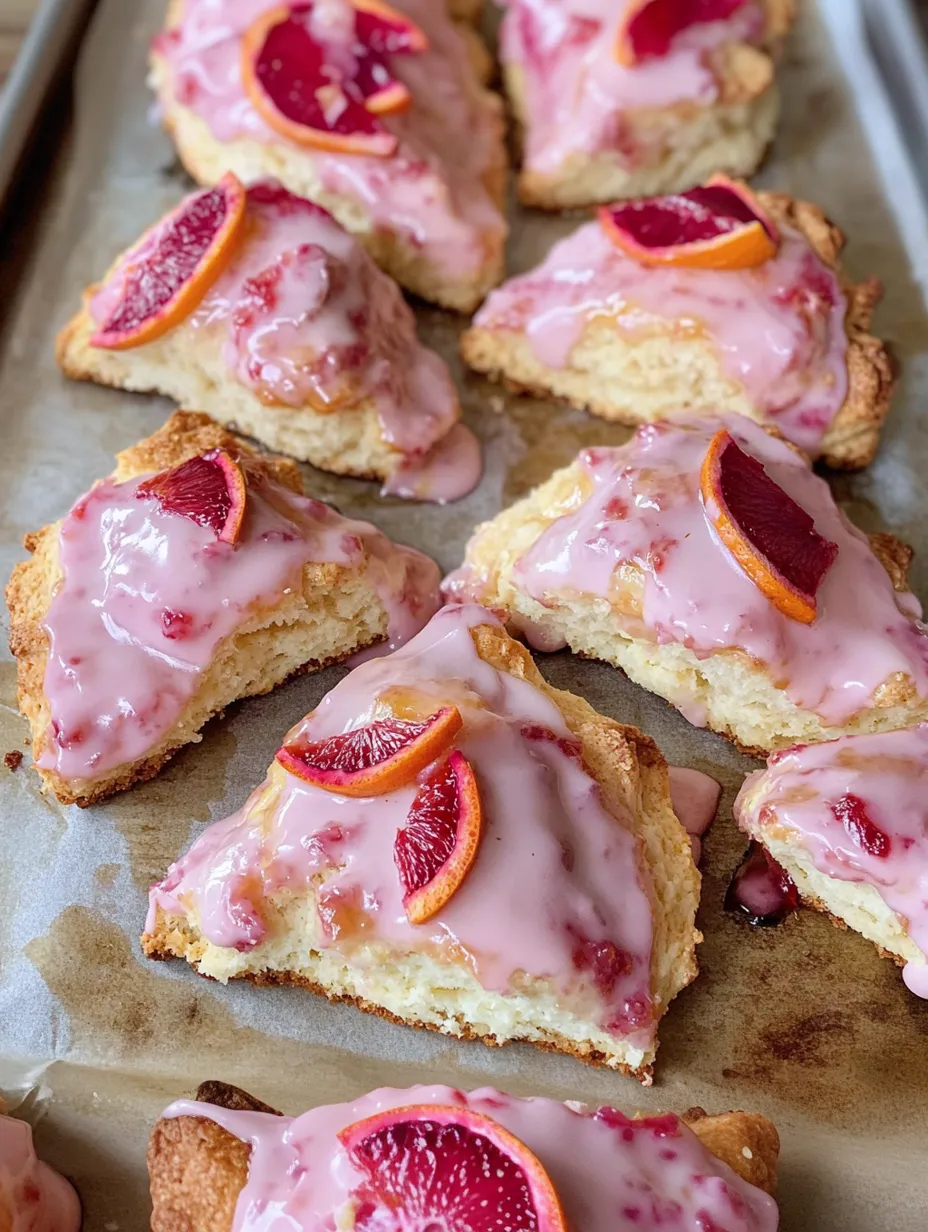 Blood Orange Scones Batch