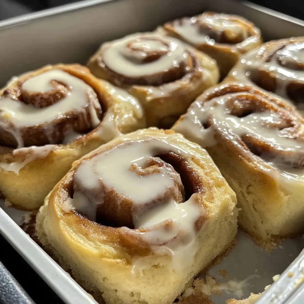 Rolls filled with cinnamon