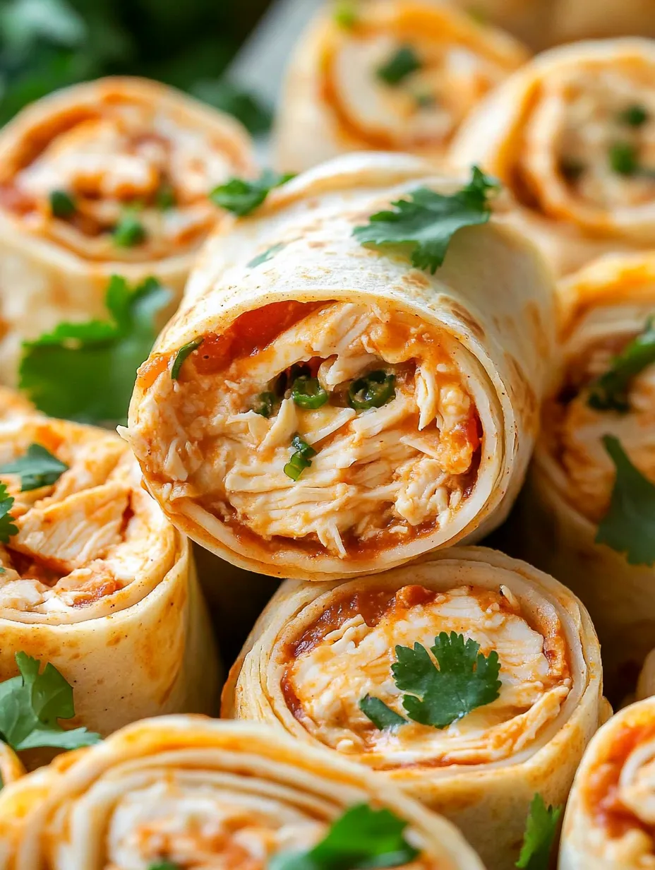 Chicken Enchilada Roll Ups Easy