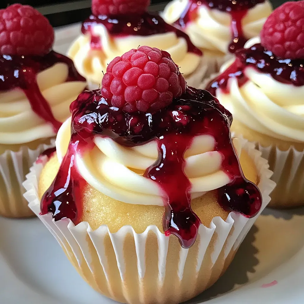 Raspberry Cheesecake Cupcakes How-To