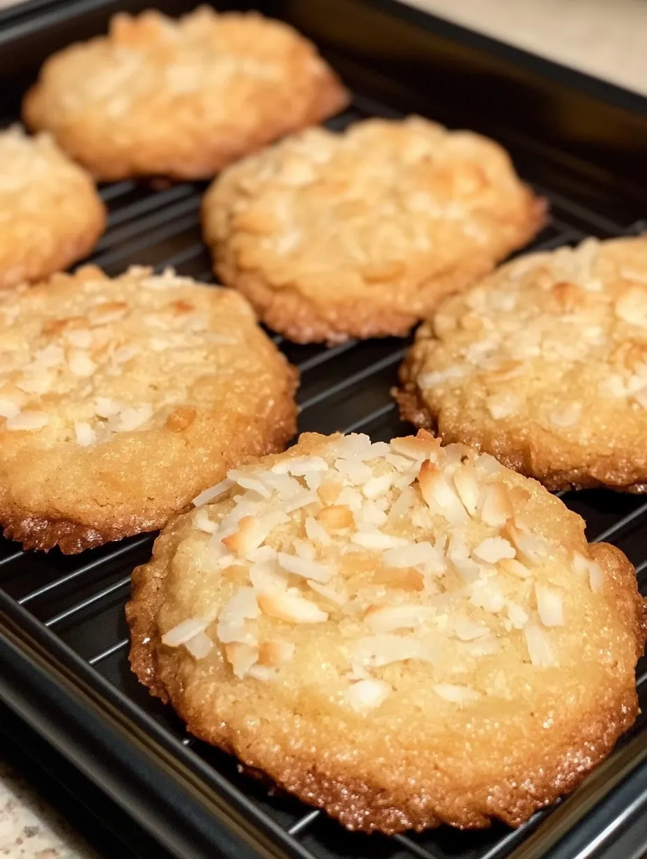 Chewy coconut cookies Golden Batch