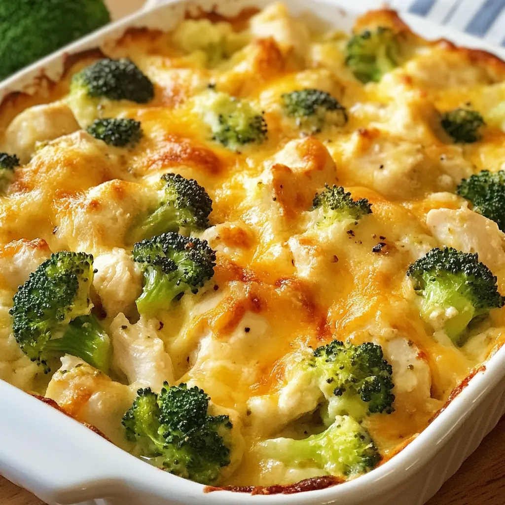 Cheesy Broccoli & Chicken Bake