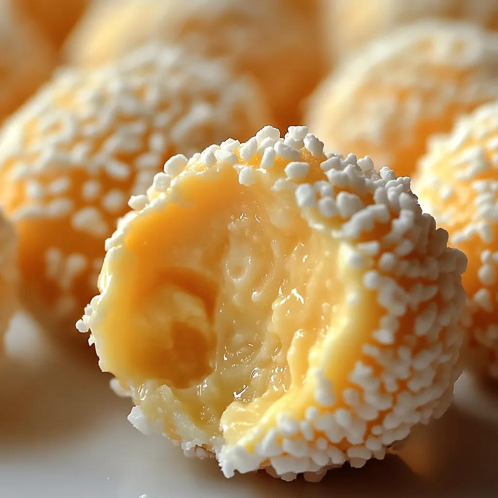 Easy No Bake Orange Creamsicle Truffles