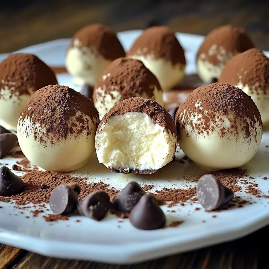 Simple Tiramisu Truffles