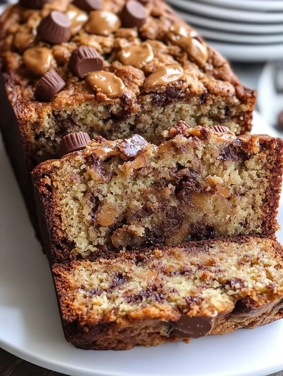 Easy Peanut Butter Banana Bread