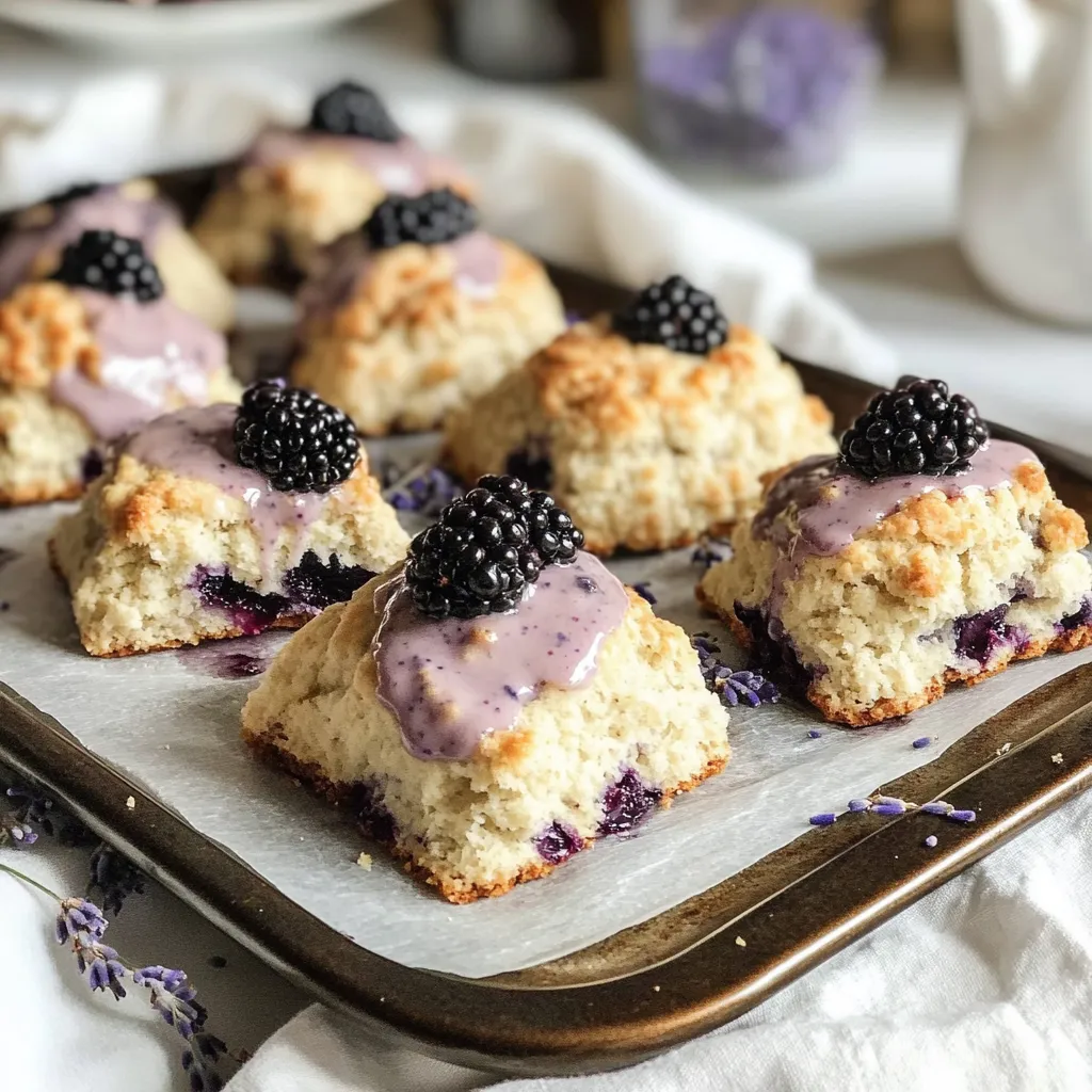 Lavender Blackberry Treats
