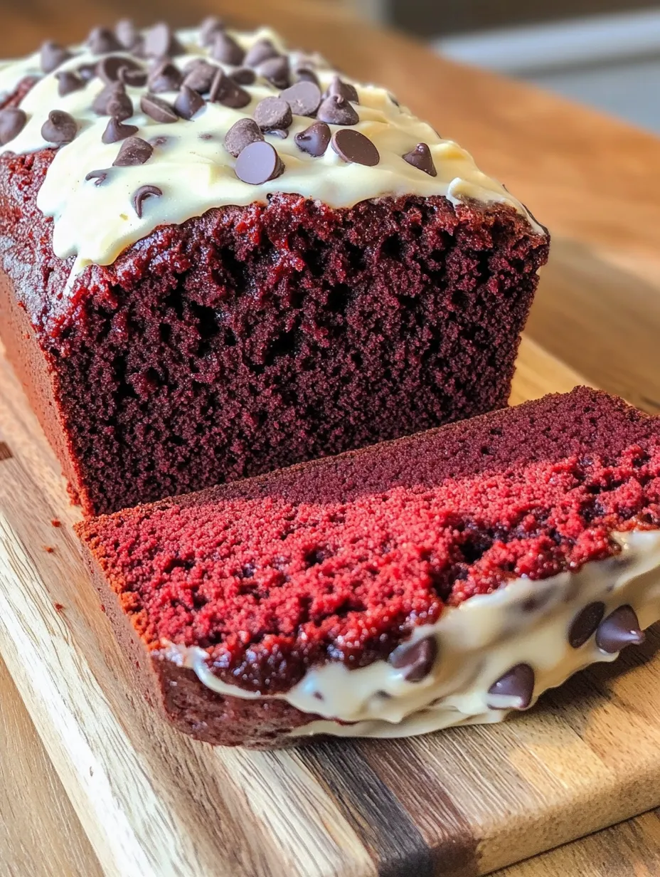 Red Velvet Banana Loaf