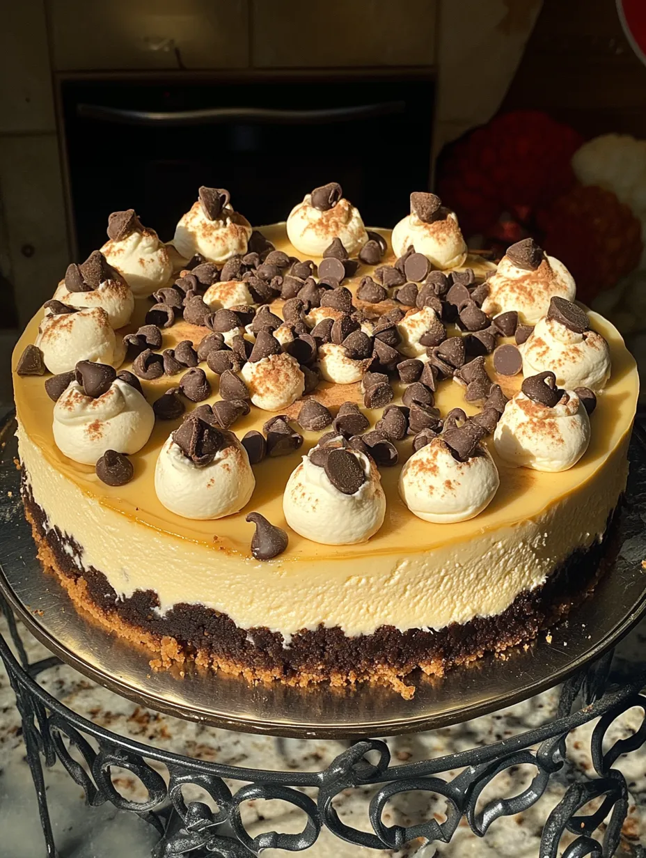 Easy Chocolate Chip Cookie Cheesecake