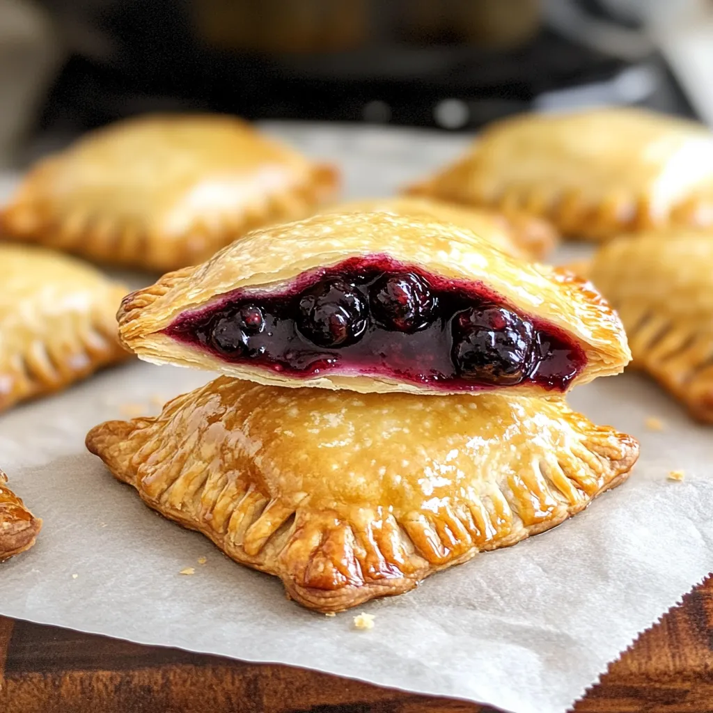 Golden Blackberry Pies