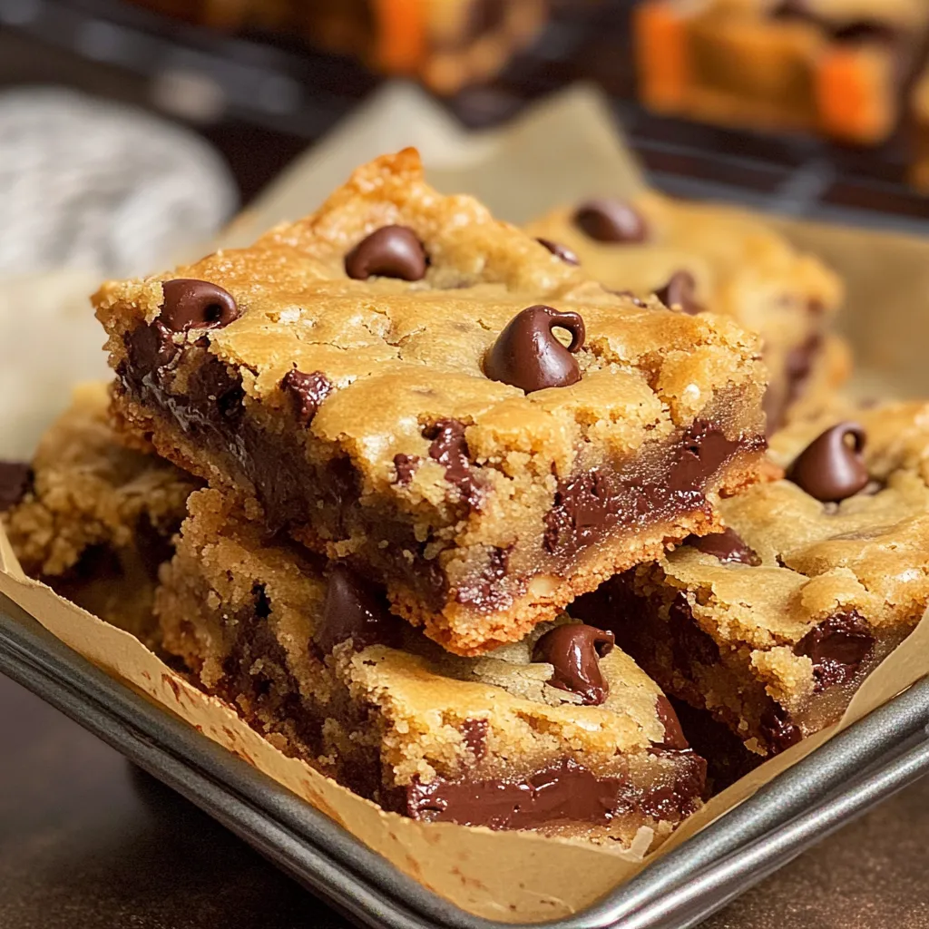 Chewy Chocolate Chip Cookie Bars