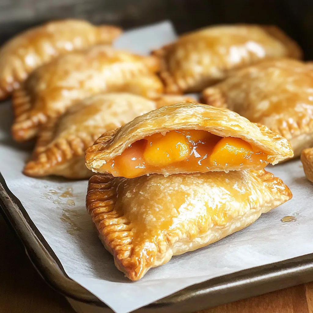 Golden Peach Pockets