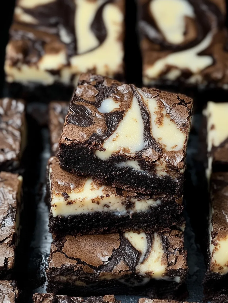 Dark Chocolate Cheesecake Brownies Recipe