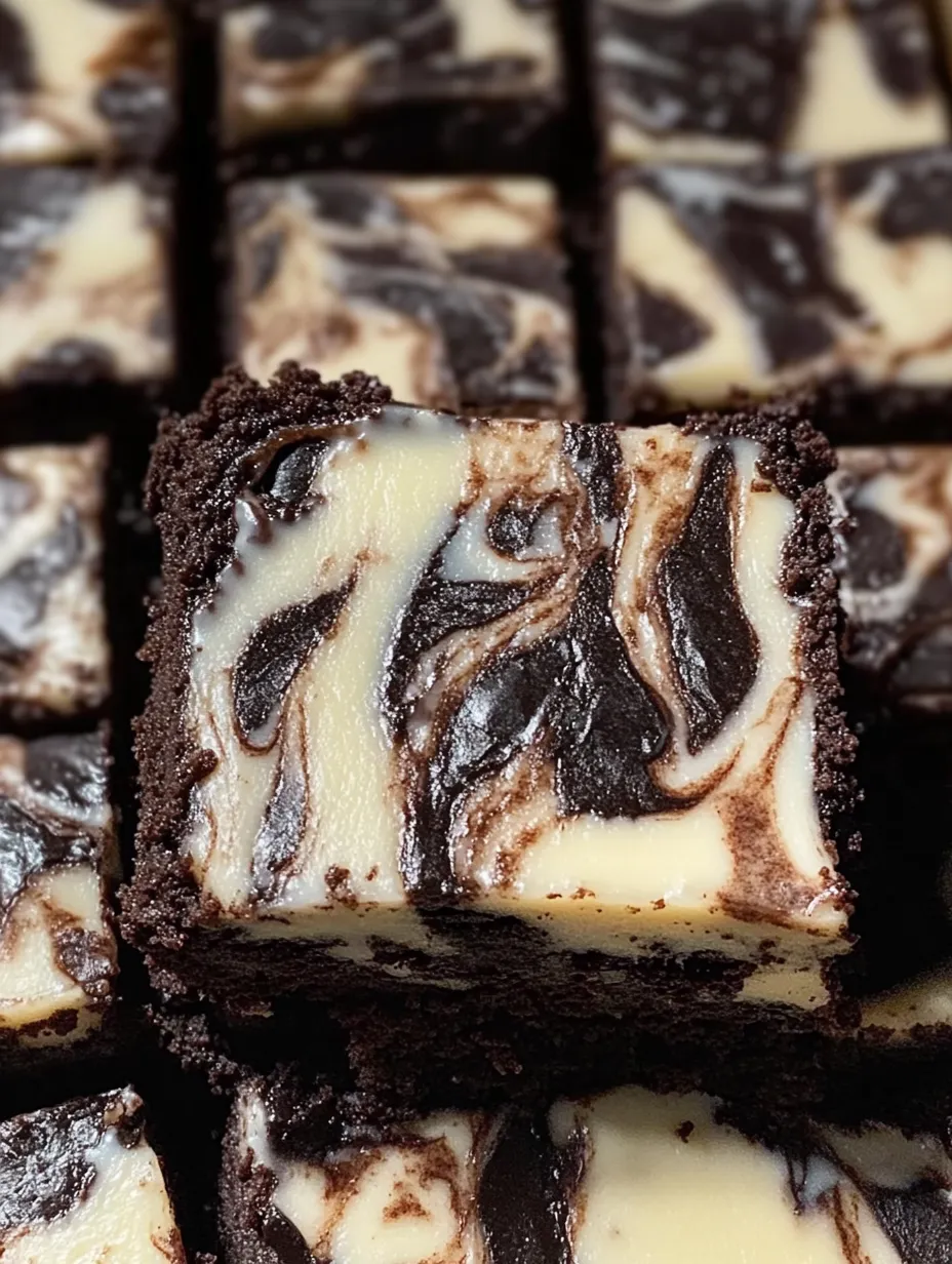 Easy Dark Chocolate Cheesecake Brownies