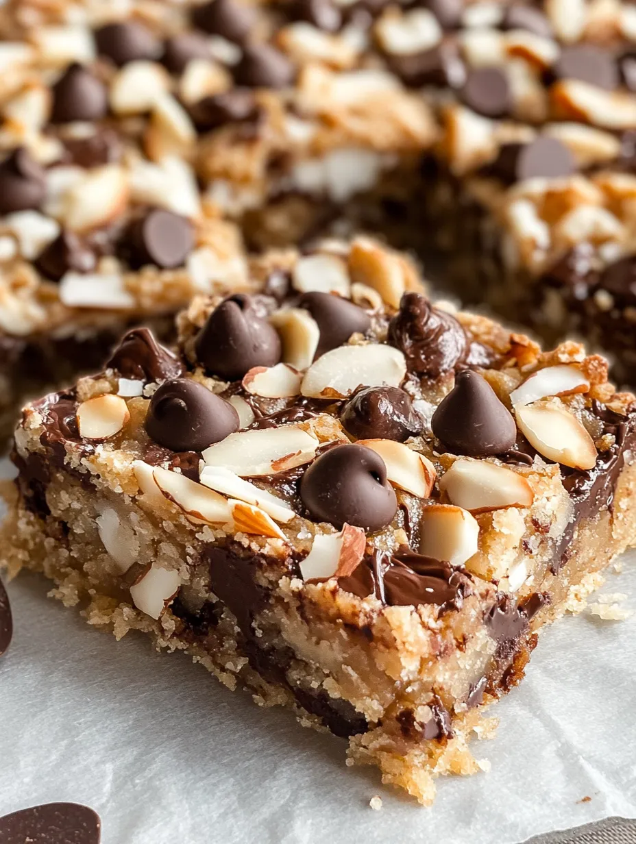 Almond Joy Cookie Bars Treats