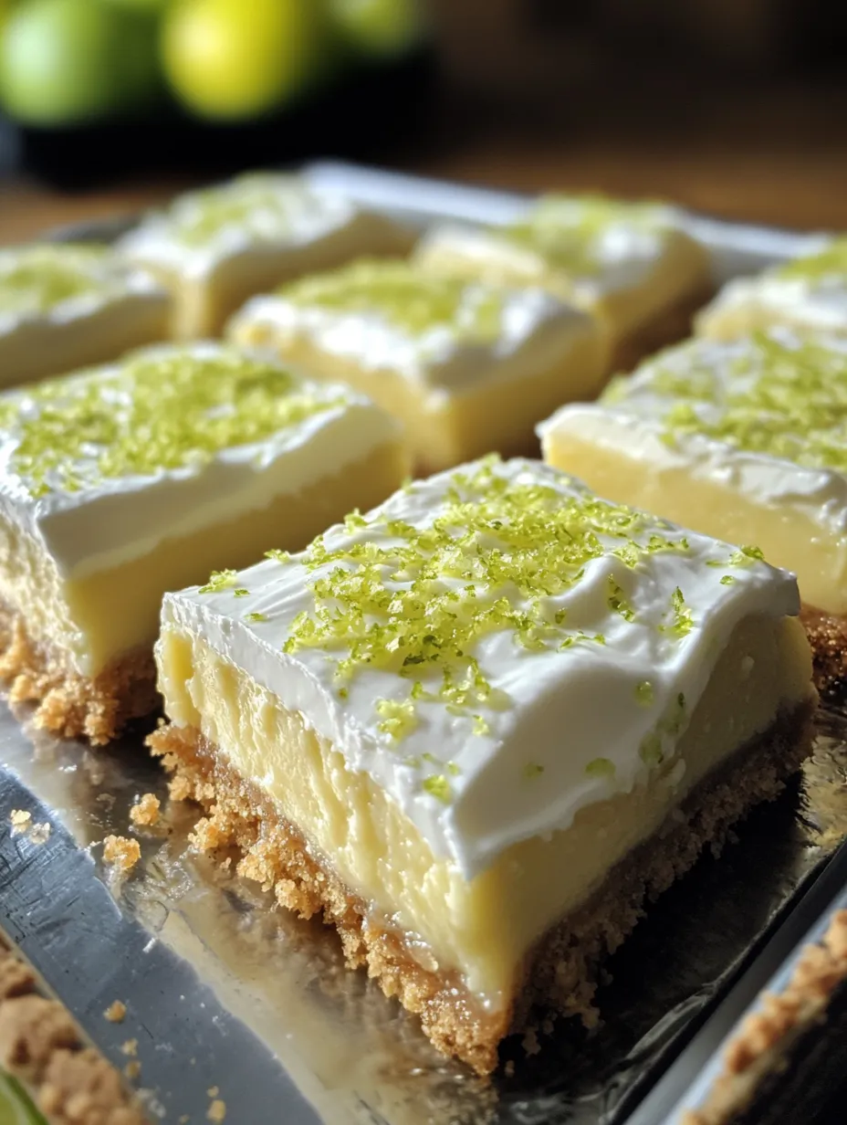 Key Lime Bars Homemade
