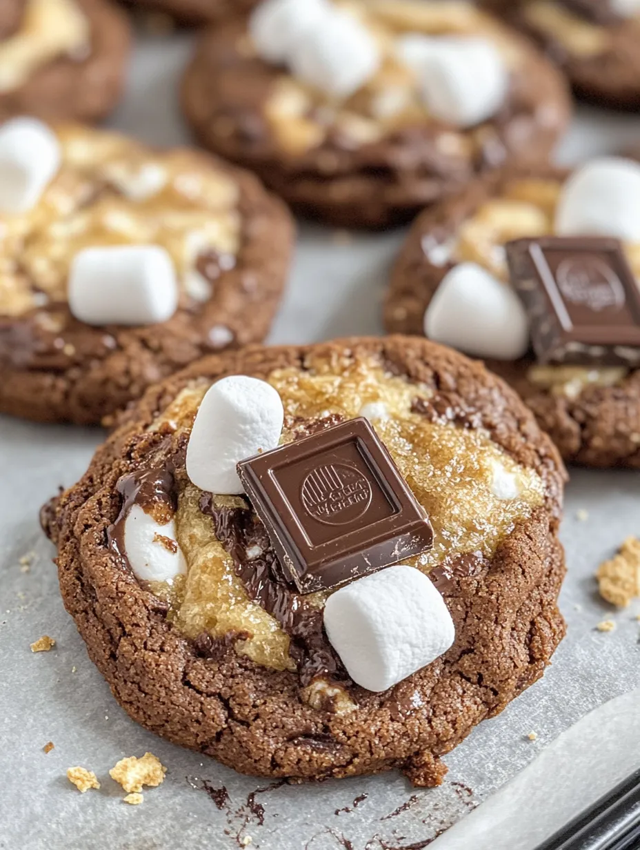 Hershey's Chocolate S'mores Cookies Indoor
