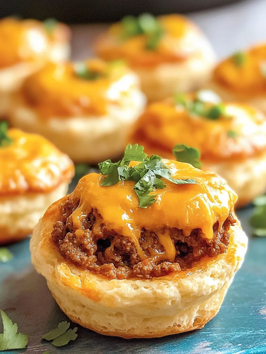 Easy Taco Biscuit Cups