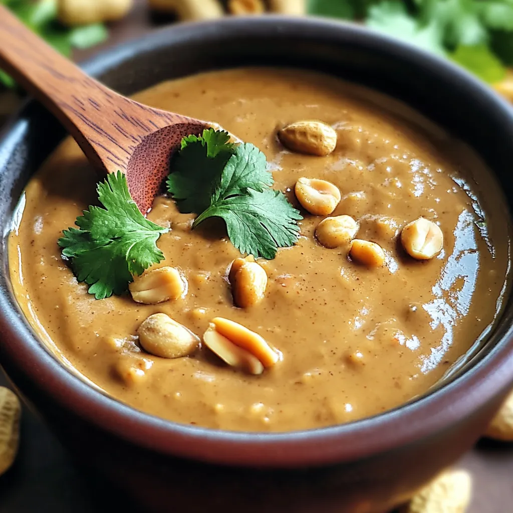 Creamy Peanut Satay Sauce