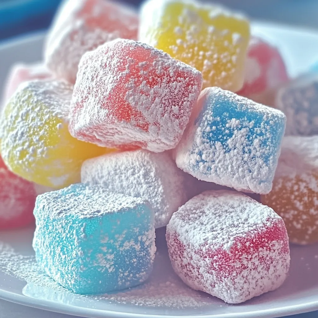 Cotton Candy Marshmallows How To