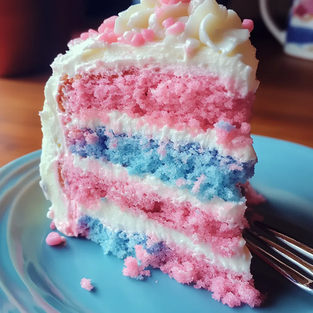 Cotton Candy Cake