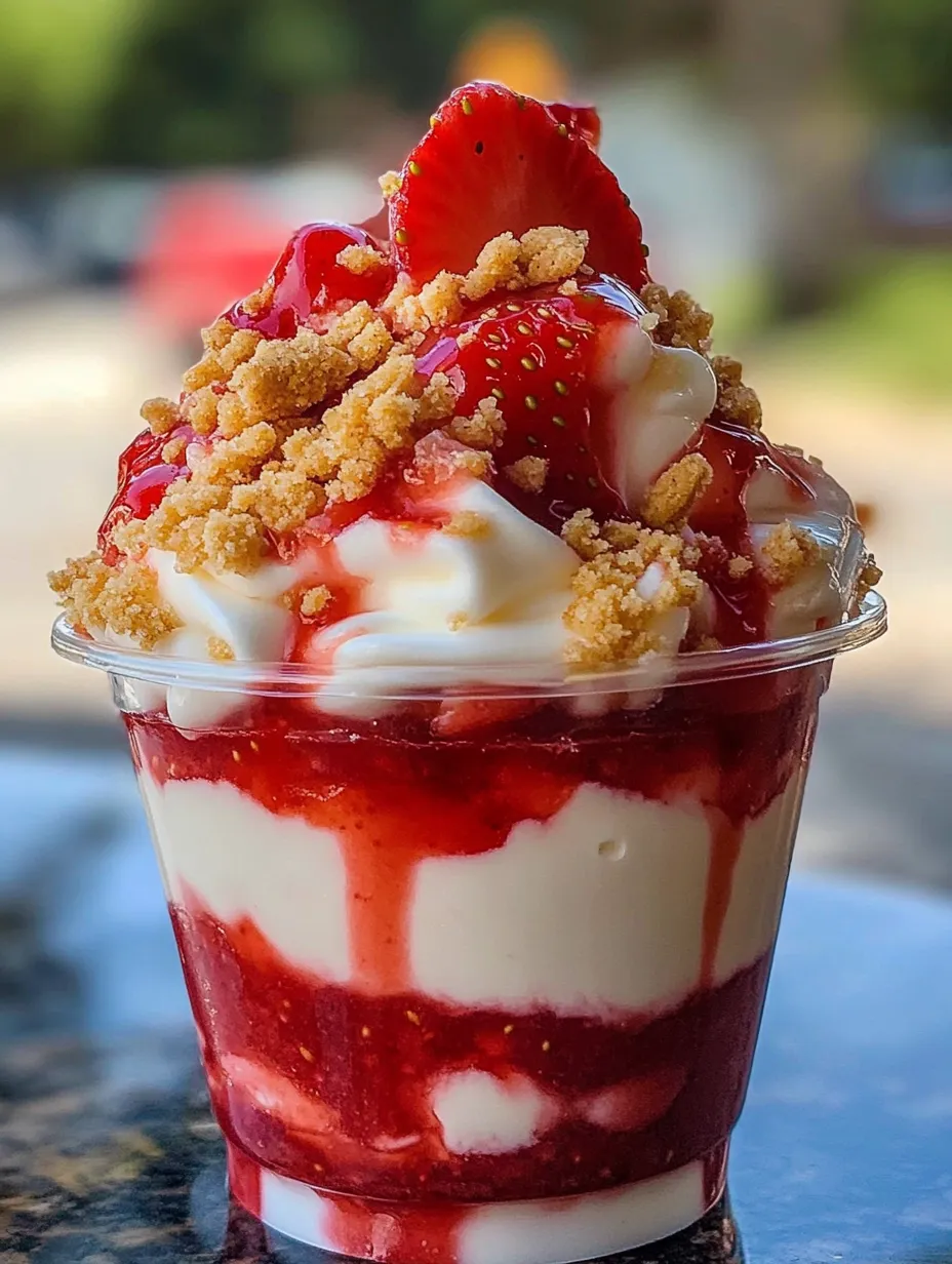 Strawberry Cheesecake Dessert Cup