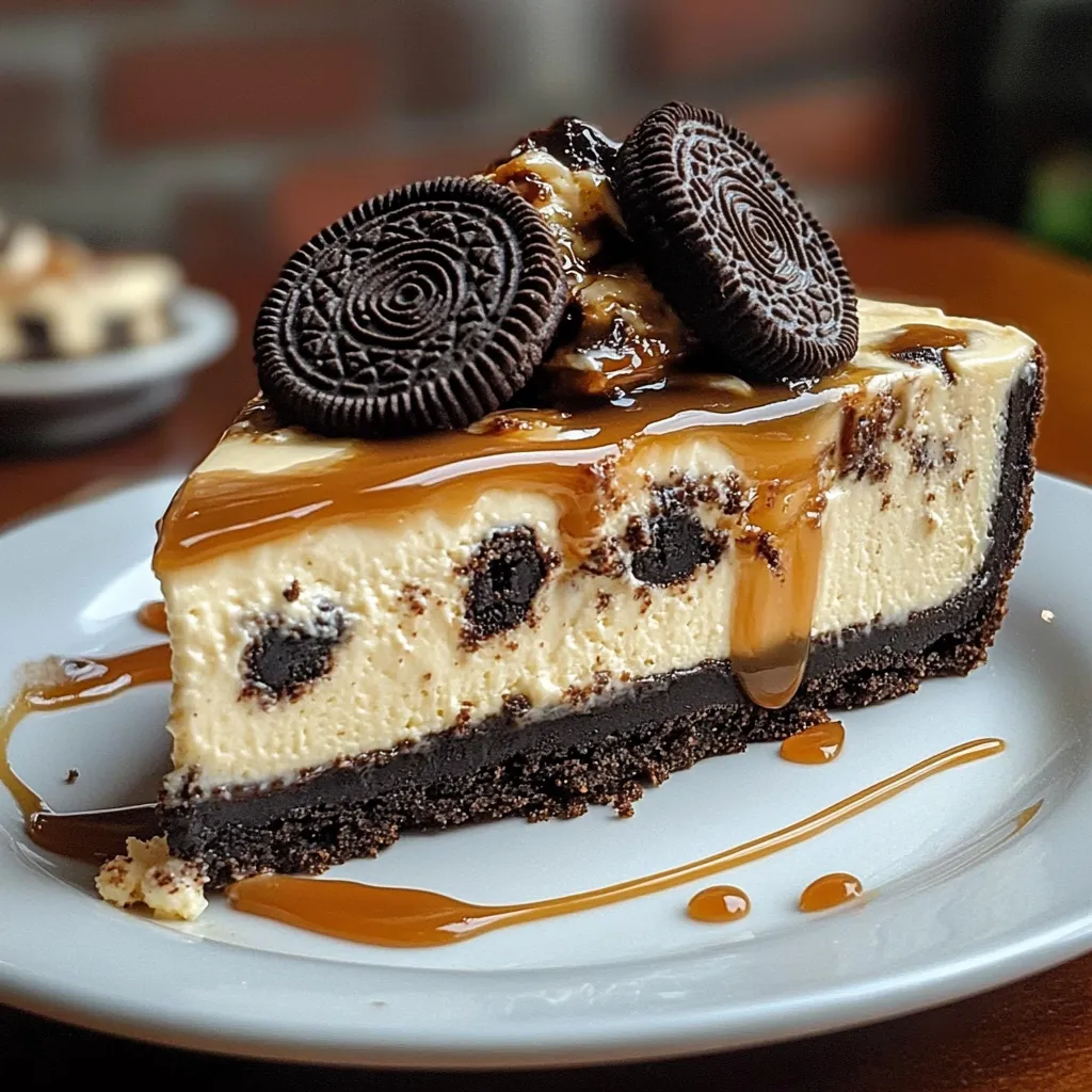 Luscious Oreo Caramel Delight