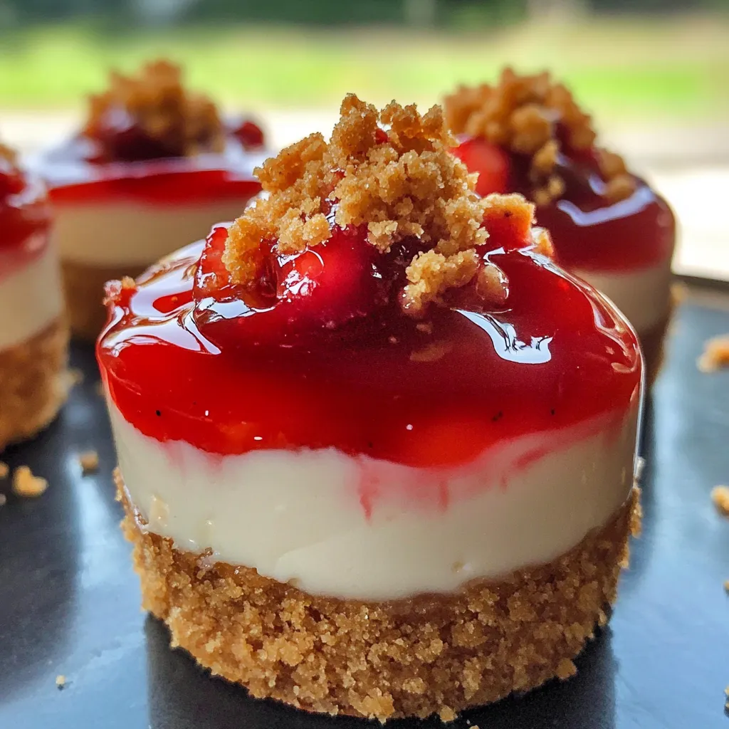 Mini Strawberry Cheesecake Crunch
