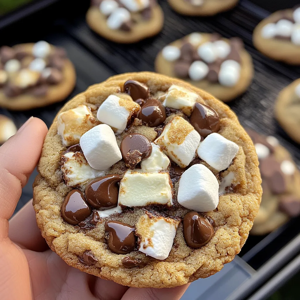 Chewy S’mores & Cream Cookies