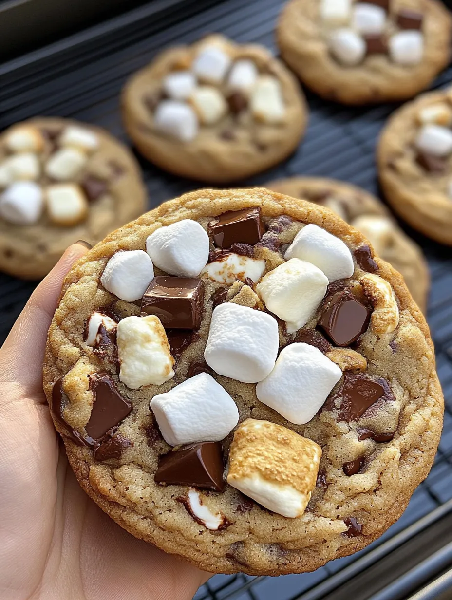 Easy S’mores Cookies and Cream Cookies